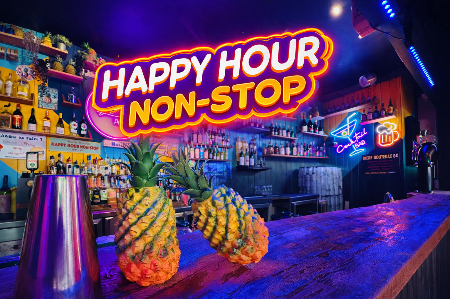 HAPPY HOUR non-stop le Mercredi